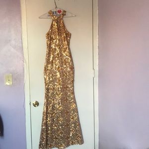 Fashionova sequin prom dress